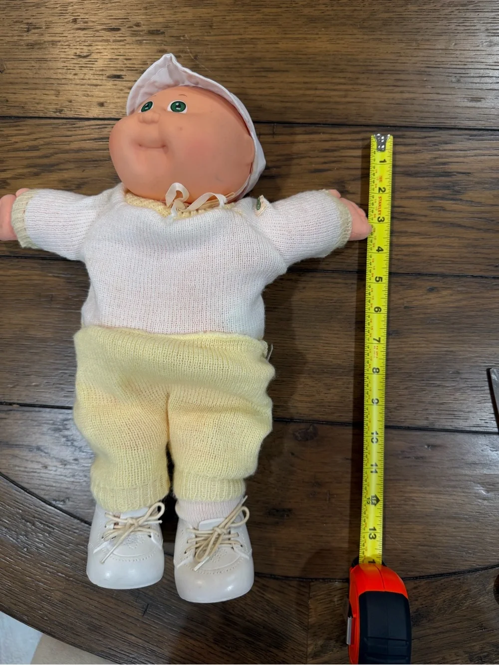 Cabbage Patch Kids Baby Doll in Yellow & White Knit Outfit - Picture 15 of 15